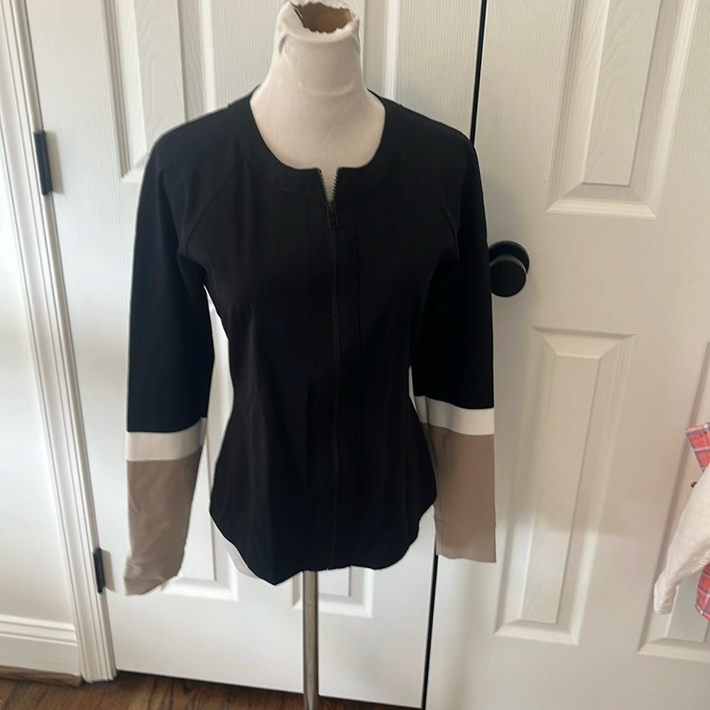 Stylish Black and Tan Jacket